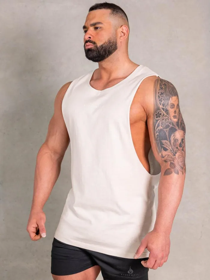 Tanks Mens Ryderwear NRG Baller Tank Oat