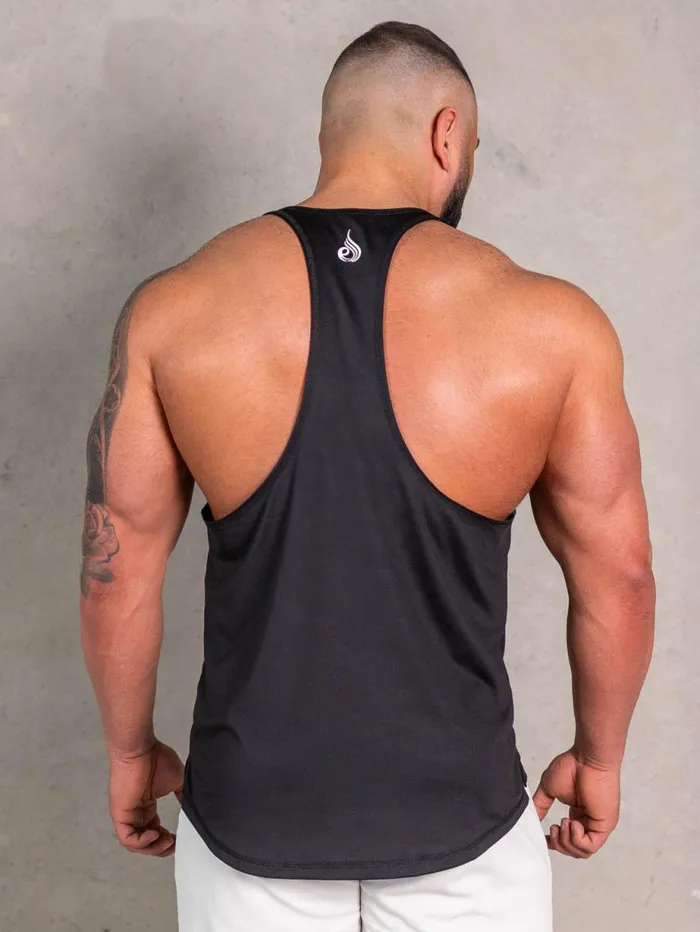 Tanks Mens Ryderwear NRG Stringer Black