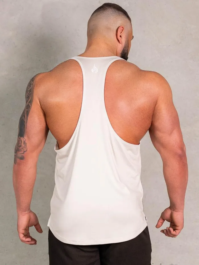 Tanks Mens Ryderwear NRG Stringer Oat