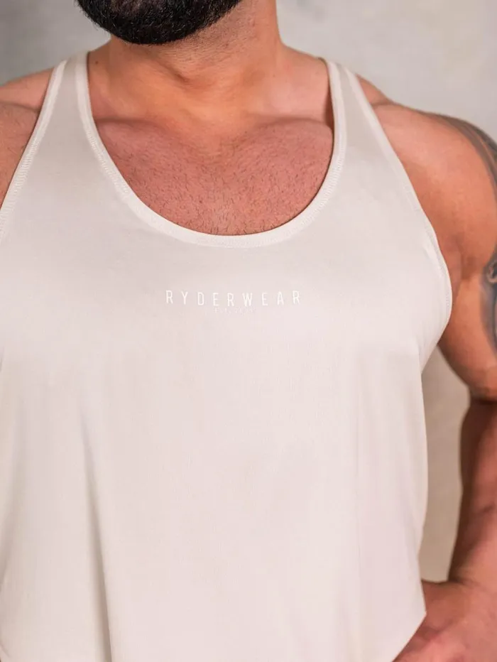 Tanks Mens Ryderwear NRG Stringer Oat