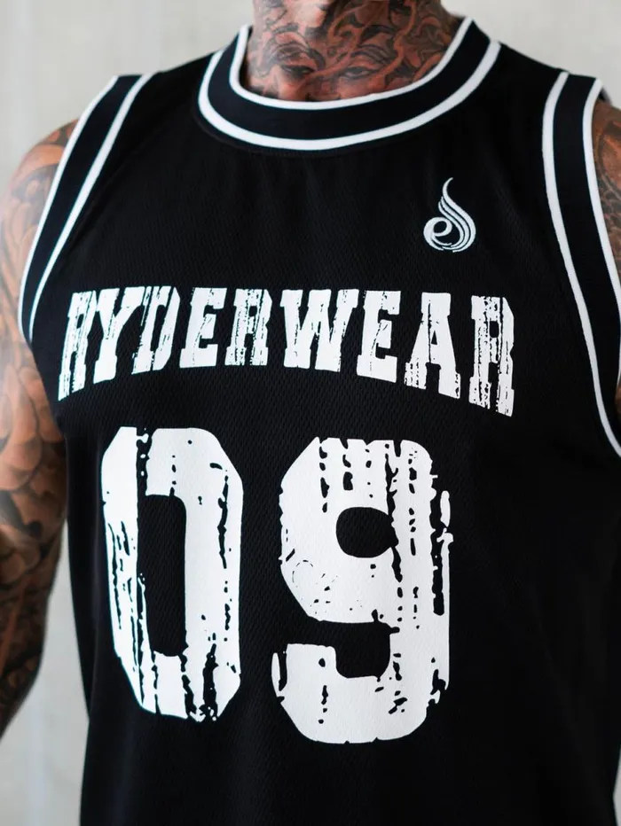 Tanks Mens Ryderwear Octane Mesh Jersey Black