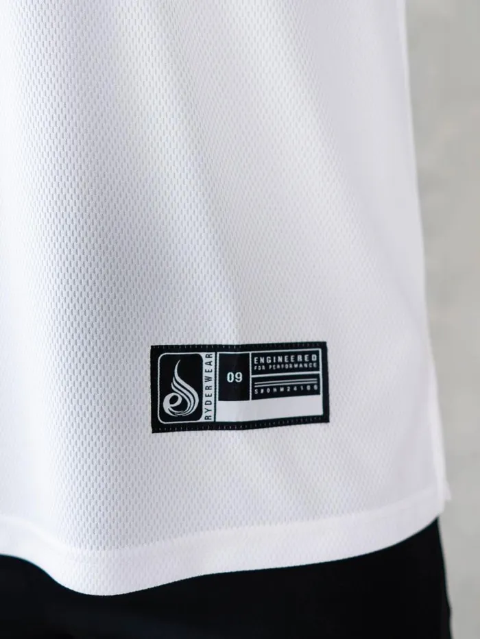 Tanks Mens Ryderwear Octane Mesh Jersey White