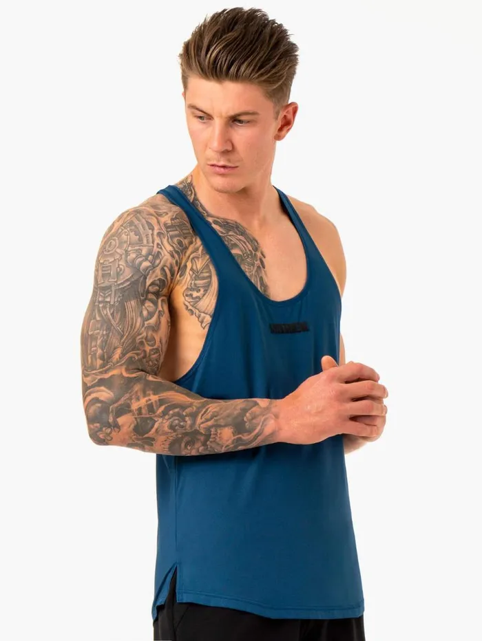 Tanks Mens Ryderwear Optimal Mesh TBack Blue