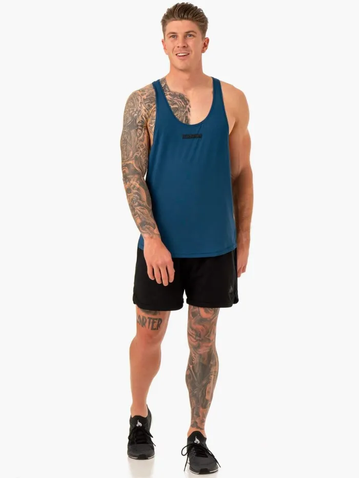 Tanks Mens Ryderwear Optimal Mesh TBack Blue