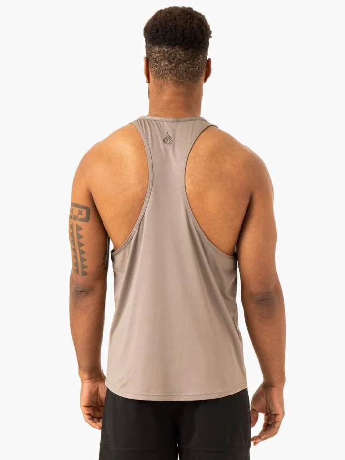 Tanks Mens Ryderwear Overdrive Stringer TBack Mushroom