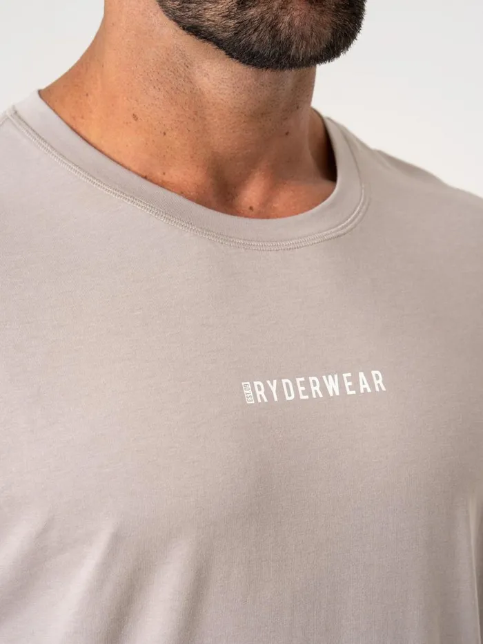 Tanks Mens Ryderwear Pursuit Muscle Tank Taupe