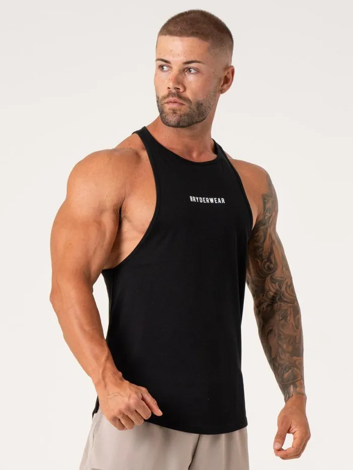 Tanks Mens Ryderwear Pursuit Tank Black
