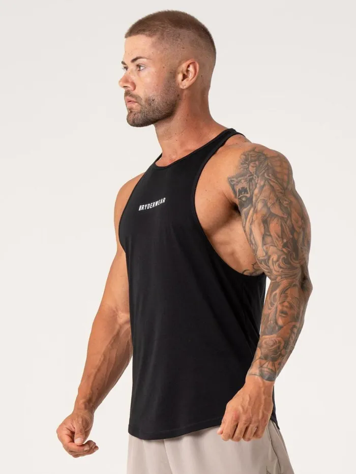 Tanks Mens Ryderwear Pursuit Tank Black
