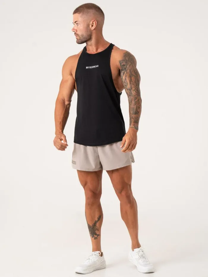 Tanks Mens Ryderwear Pursuit Tank Black