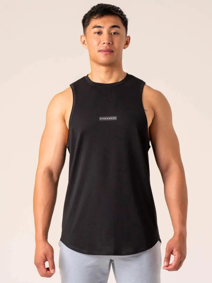 Tanks Mens Ryderwear Terrain Tank Black
