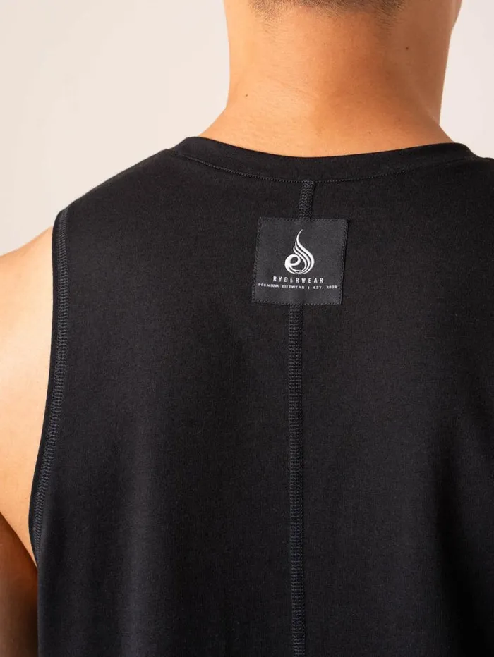 Tanks Mens Ryderwear Terrain Tank Black