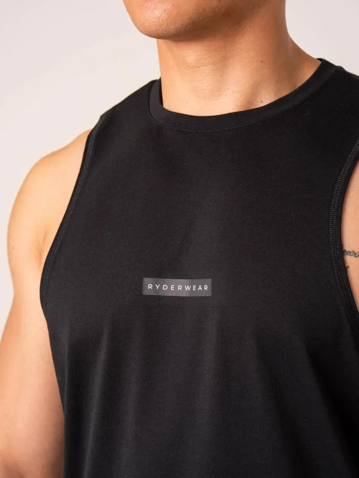 Tanks Mens Ryderwear Terrain Tank Black