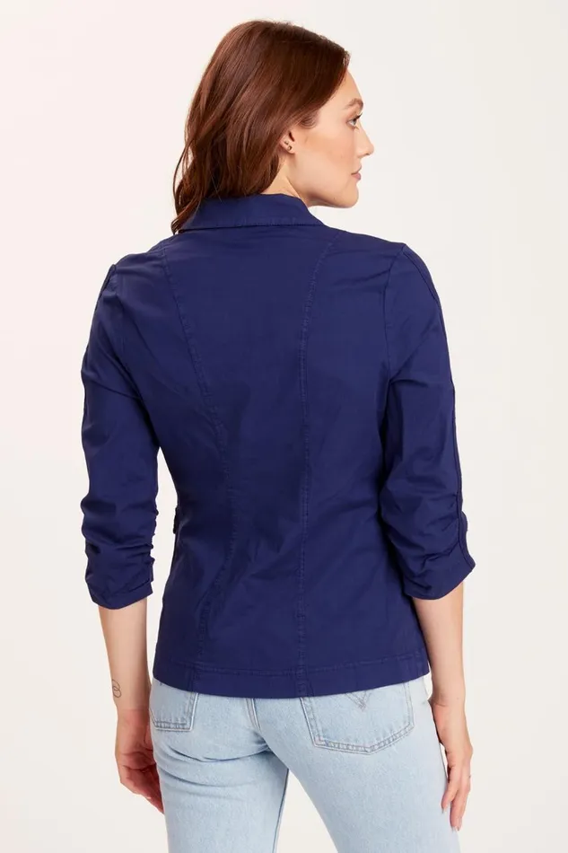 Tanner Jacket Hague Blue Pigment Clothing XCVI Jackets