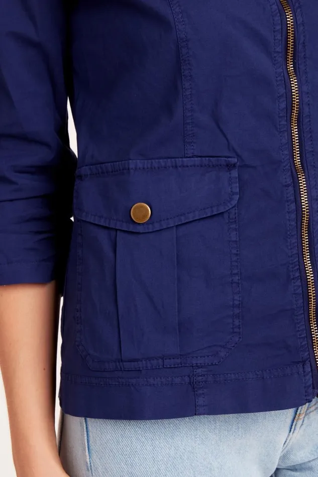 Tanner Jacket Hague Blue Pigment Clothing XCVI Jackets