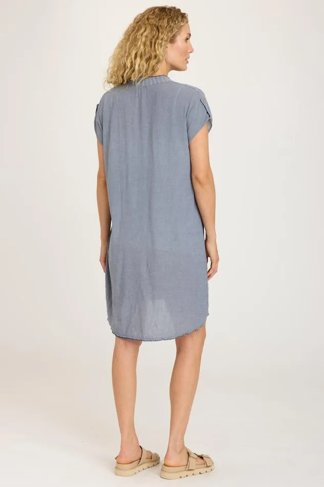 Tennille Shirt Dress Indigo Clothing XCVI Dresses
