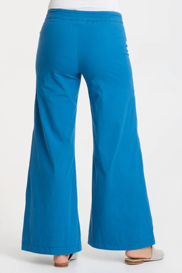 Terraced Wide Leg Pant Poseidon Pigment Clothing XCVI Pants