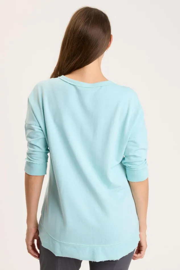 Terry Fira Pullover Mermaid Tail Pigment Clothing XCVI Sweatshirts