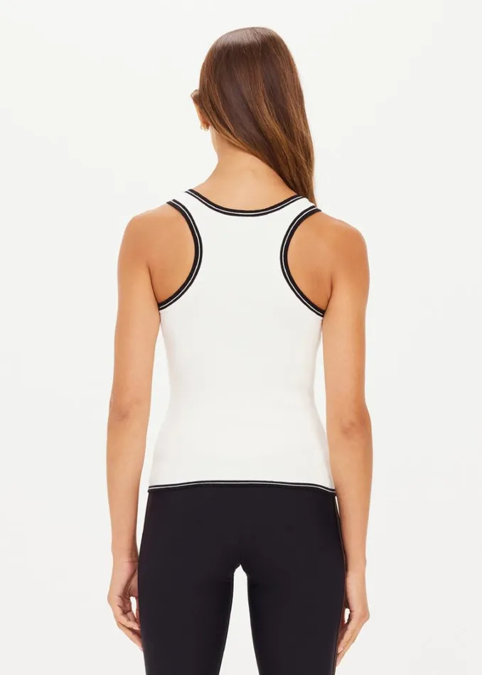 The Upside ALCARAZ RAF KNIT TANK Creme Shop Shirts and Tanks