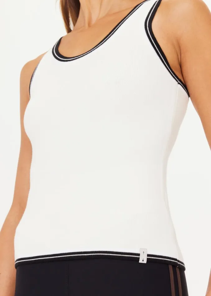 The Upside ALCARAZ RAF KNIT TANK Creme Shop Shirts and Tanks