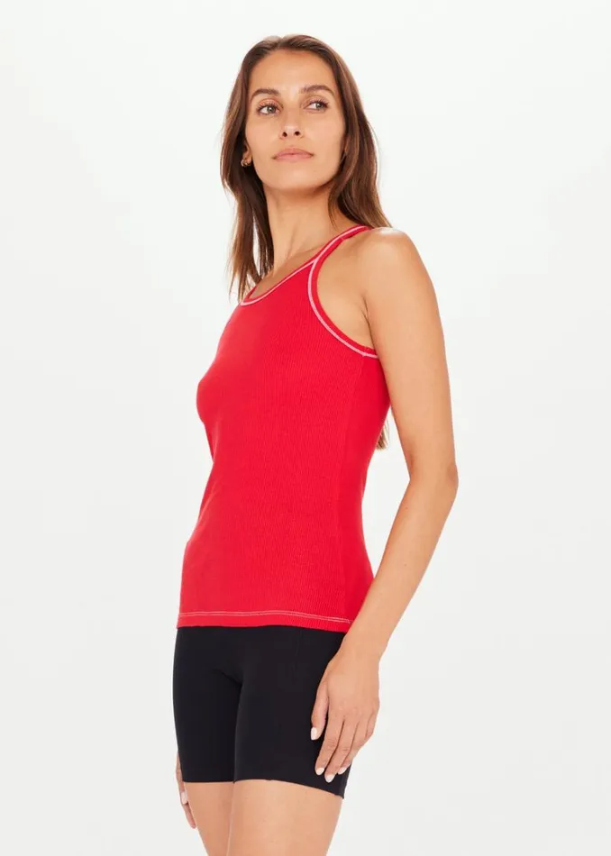 The Upside ASANA TANK Chilli Shop Shirts and Tanks The Upside ASANA TANK Chilli Shop Shirts and Tanks