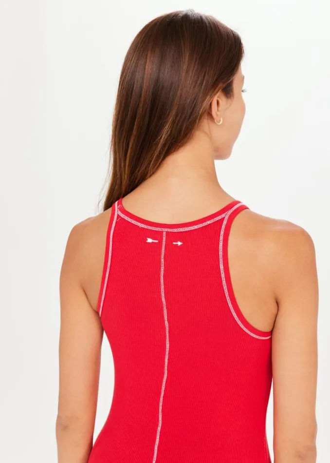 The Upside ASANA TANK Chilli Shop Shirts and Tanks The Upside ASANA TANK Chilli Shop Shirts and Tanks