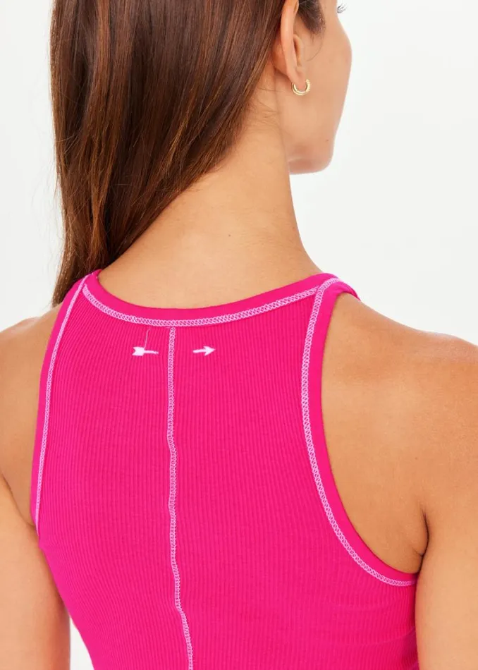 The Upside ASANA TANK Neon Pink Shop Shirts and Tanks The Upside ASANA TANK Neon Pink Shop Shirts and Tanks
