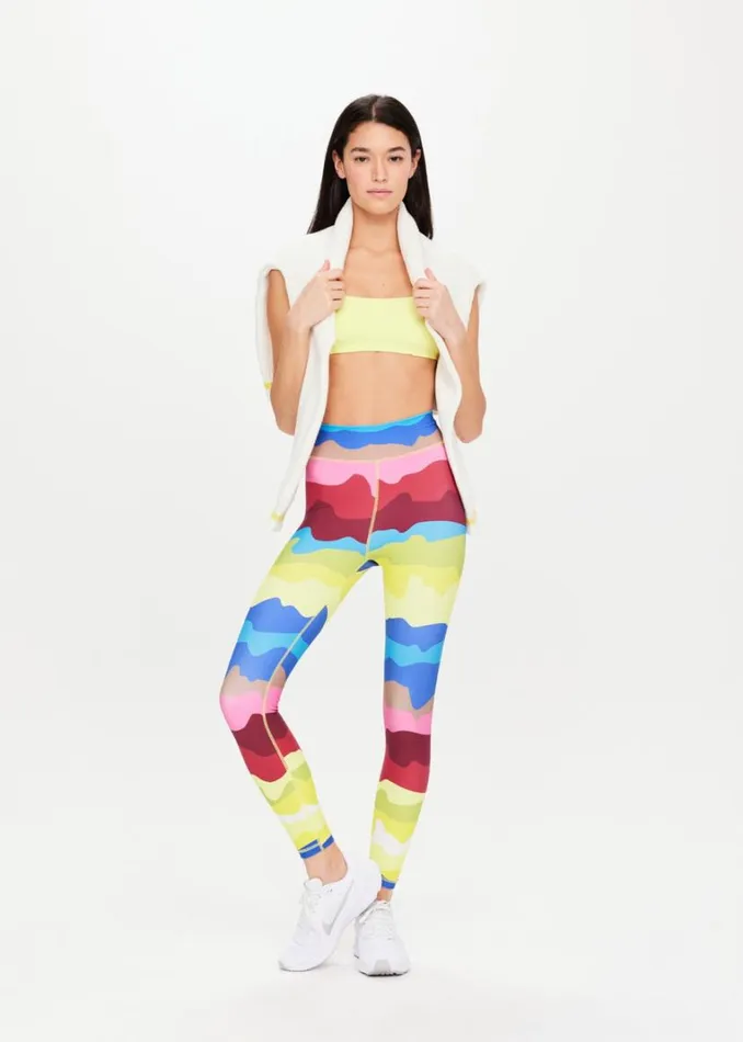 The Upside ASTRO 25IN MIDI PANT Abstract Shop Leggings The Upside ASTRO 25IN MIDI PANT Abstract Shop Leggings