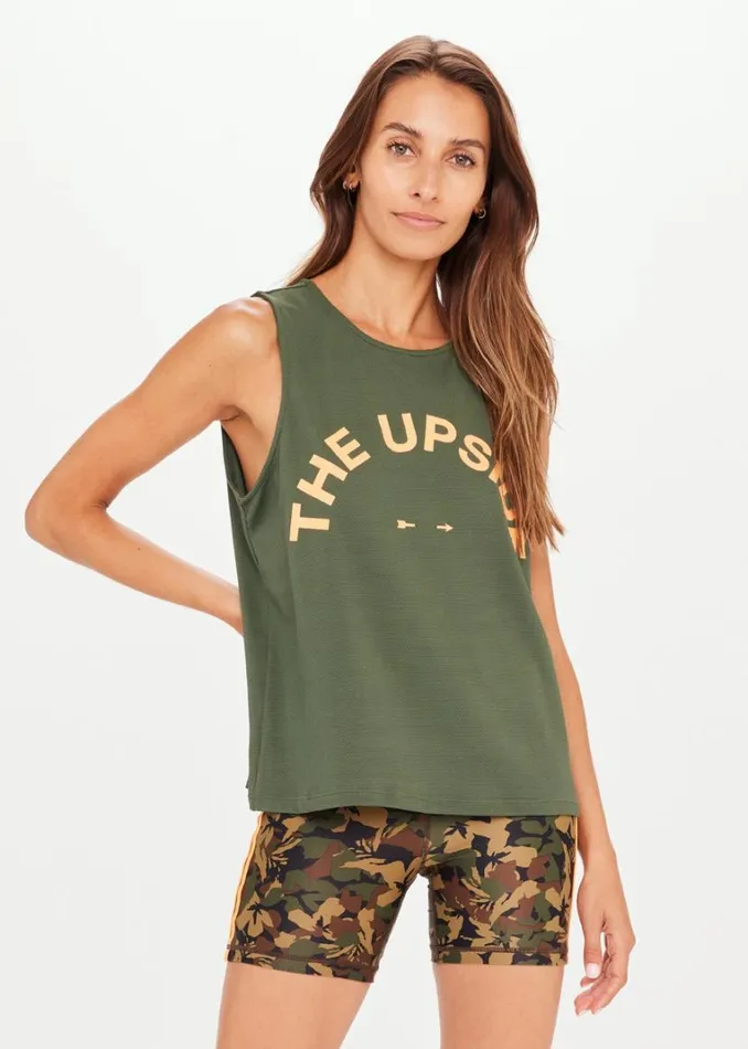 The Upside BAILEY TANK Olive Shop Shirts and Tanks