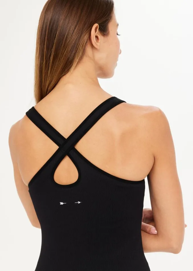 The Upside BALANCE SEAMLESS LENNY TANK Black Shop Shirts and Tanks The Upside BALANCE SEAMLESS LENNY TANK Black Shop Shirts and Tanks