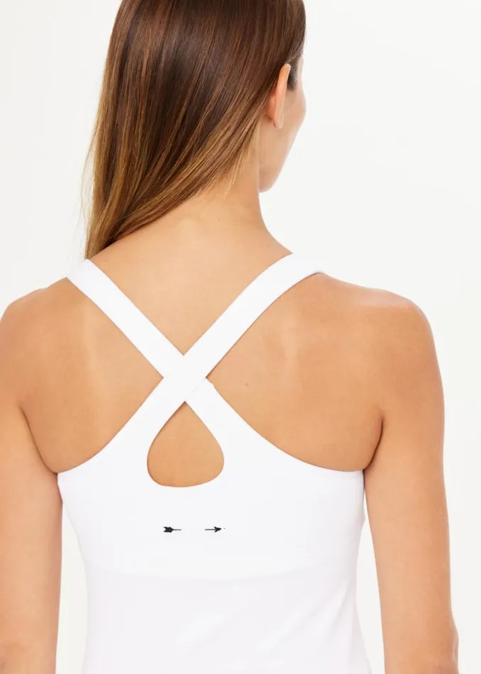 The Upside BALANCE SEAMLESS LENNY TANK White Shop Shirts and Tanks