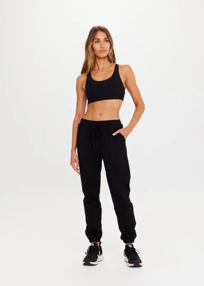 The Upside BLAKE TRACK PANT Black Shop Pants