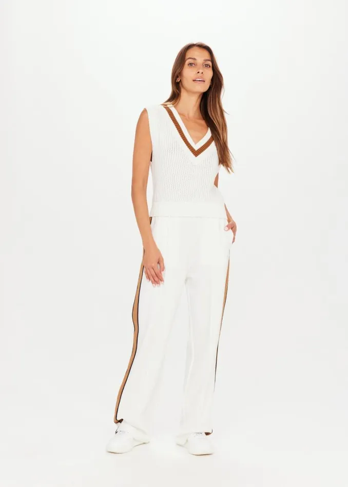 The Upside BLEECKER MONTE PANT White Shop Pants