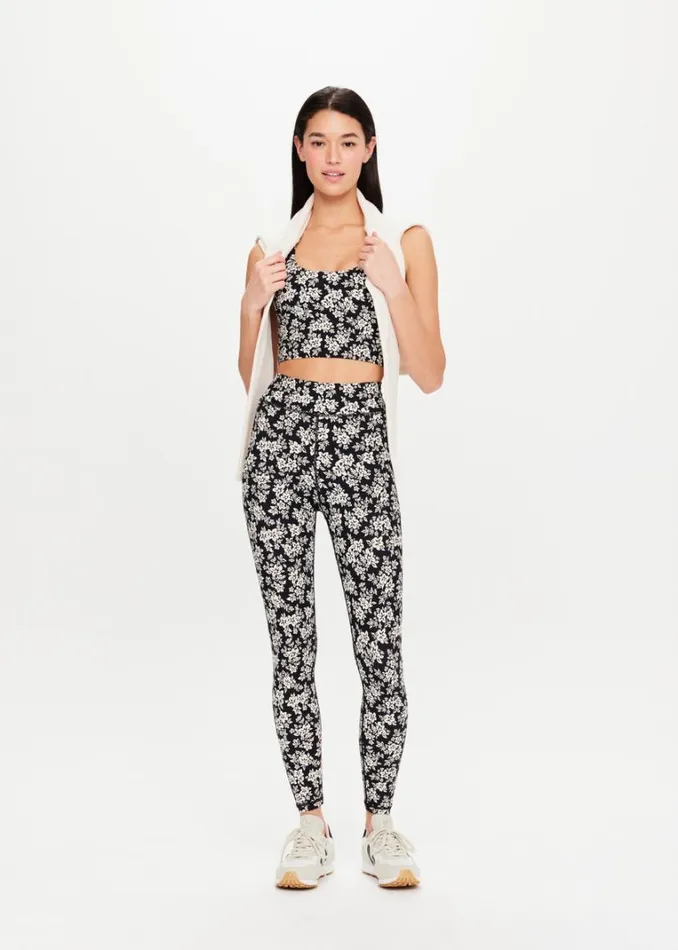 The Upside BLOOM 25IN MIDI PANT Floral Shop Leggings The Upside BLOOM 25IN MIDI PANT Floral Shop Leggings