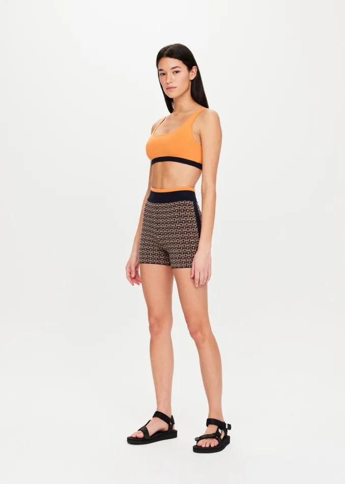 The Upside CASTILLA KNIT RORY BRA Tangelo Shop Sports Bras The Upside CASTILLA KNIT RORY BRA Tangelo Shop Sports Bras