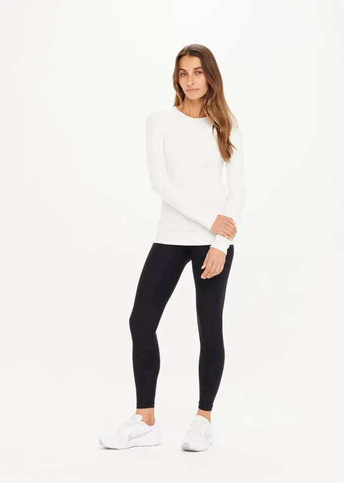 The Upside CHRISSY LONG SLEEVE White Shop Shirts and Tanks