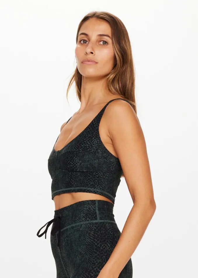 The Upside COBRA CANDICE CROP Animal Shop Sports Bras The Upside COBRA CANDICE CROP Animal Shop Sports Bras