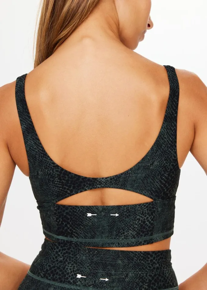 The Upside COBRA CANDICE CROP Animal Shop Sports Bras The Upside COBRA CANDICE CROP Animal Shop Sports Bras