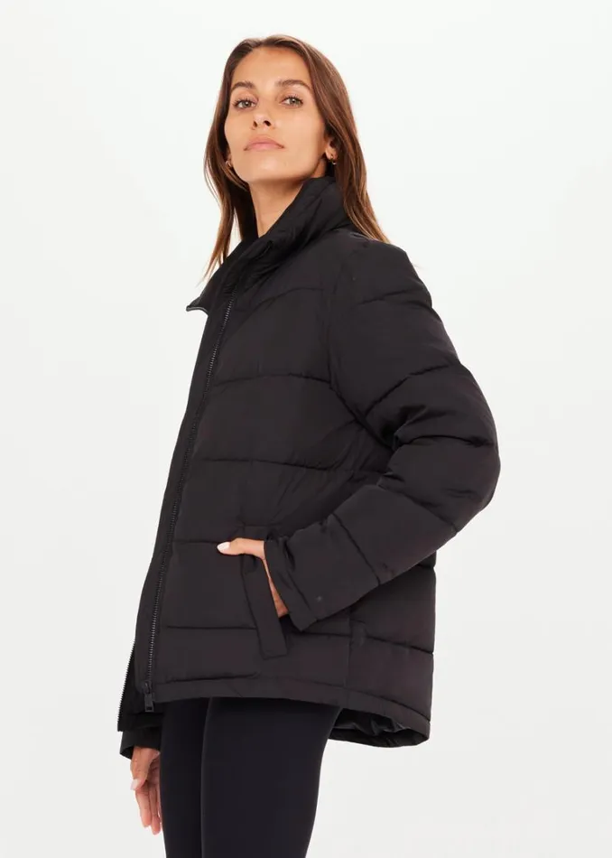 The Upside COHEN PUFFER JACKET Black Shop Jackets and Coats The Upside COHEN PUFFER JACKET Black Shop Jackets and Coats