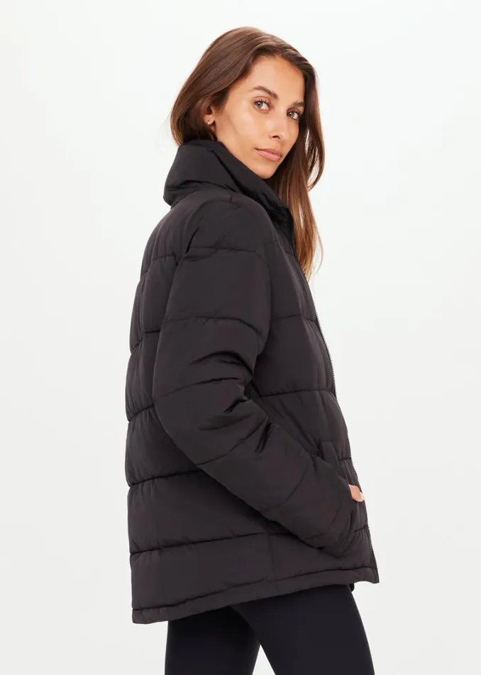 The Upside COHEN PUFFER JACKET Black Shop Jackets and Coats The Upside COHEN PUFFER JACKET Black Shop Jackets and Coats