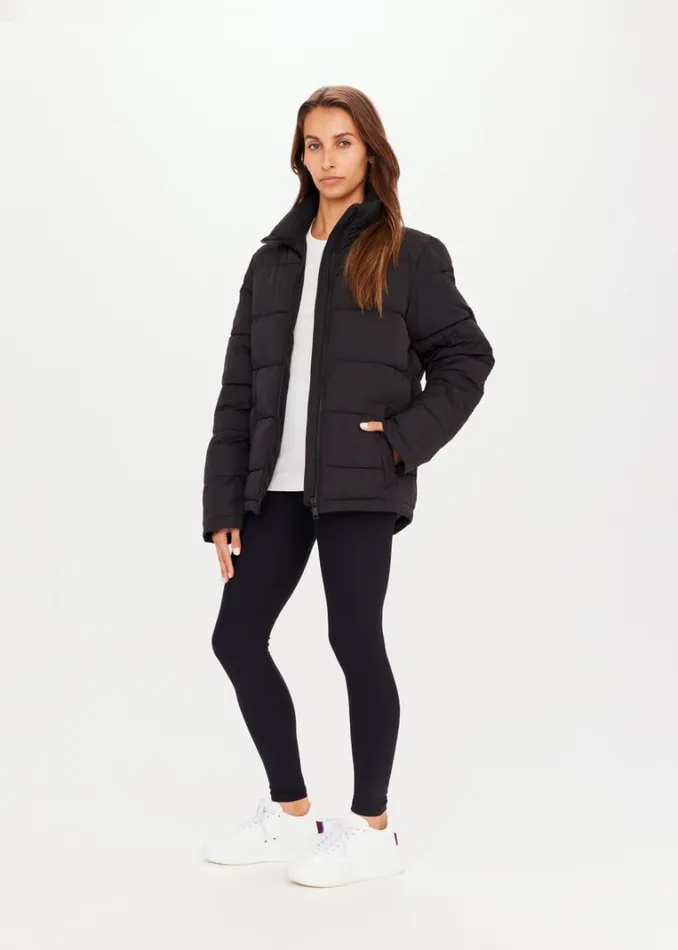 The Upside COHEN PUFFER JACKET Black Shop Jackets and Coats The Upside COHEN PUFFER JACKET Black Shop Jackets and Coats