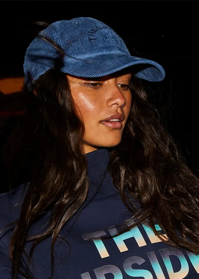 The Upside CORDUROY SOFT CAP Blue Shop Hats and Headwear The Upside CORDUROY SOFT CAP Blue Shop Hats and Headwear