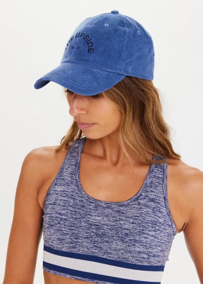 The Upside CORDUROY SOFT CAP Blue Shop Hats and Headwear The Upside CORDUROY SOFT CAP Blue Shop Hats and Headwear