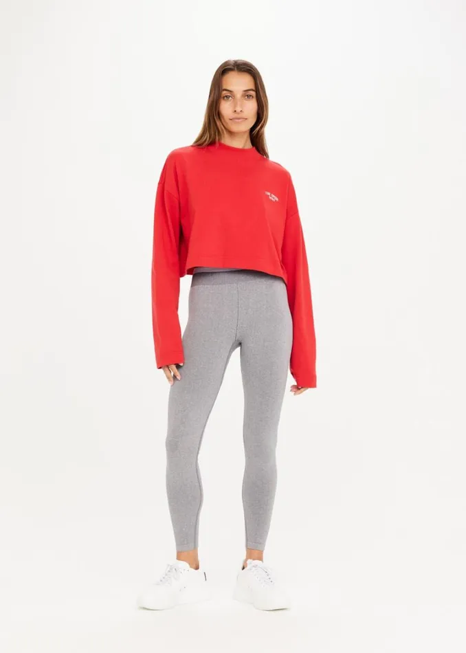 The Upside FORM SEAMLESS 25IN MIDI PANT Grey Marle Shop Leggings The Upside FORM SEAMLESS 25IN MIDI PANT Grey Marle Shop Leggings