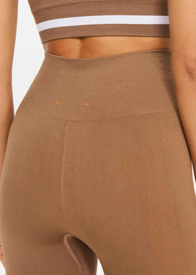 The Upside FORM SEAMLESS 25IN MIDI PANT Mocha Shop Leggings The Upside FORM SEAMLESS 25IN MIDI PANT Mocha Shop Leggings