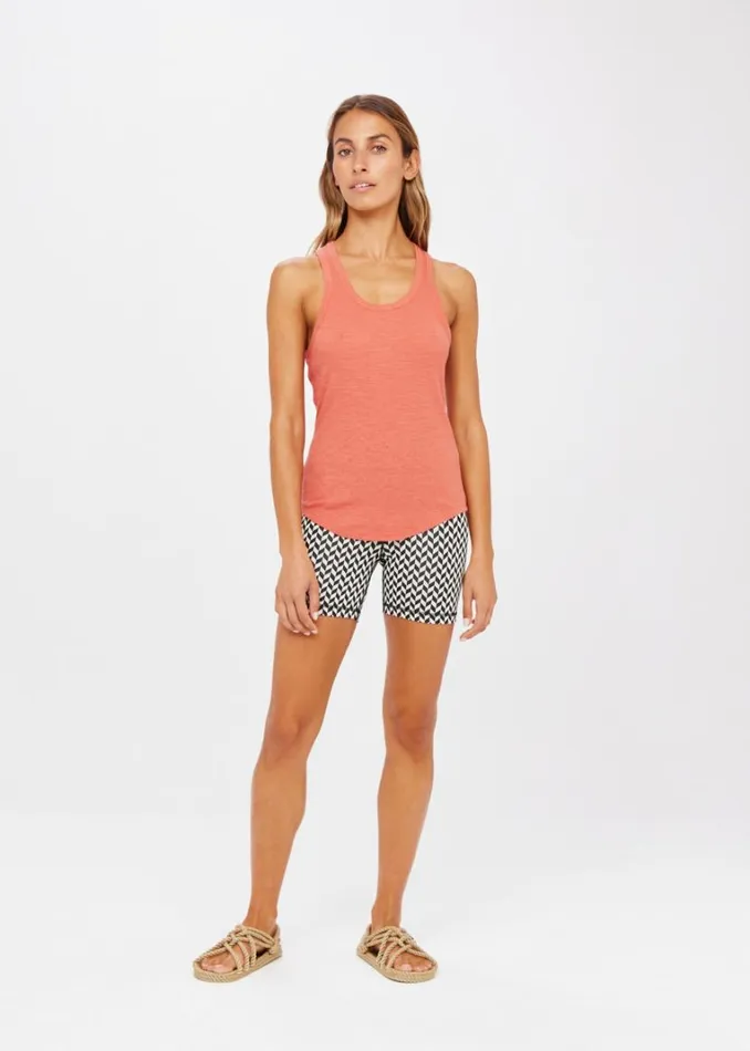 The Upside FRANKIE RIB TANK Pink Clay Shop Shirts and Tanks The Upside FRANKIE RIB TANK Pink Clay Shop Shirts and Tanks