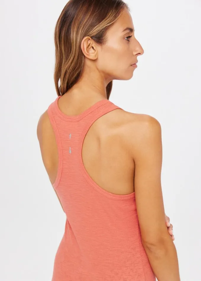 The Upside FRANKIE RIB TANK Pink Clay Shop Shirts and Tanks The Upside FRANKIE RIB TANK Pink Clay Shop Shirts and Tanks