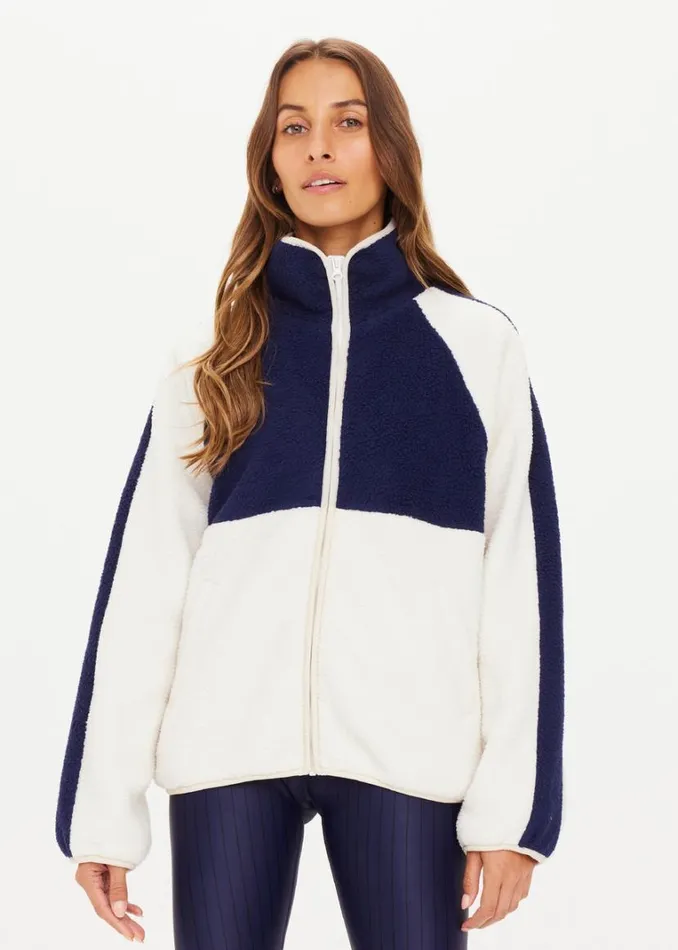 The Upside HARLOW ZIP THROUGH Creme Shop Jackets and Coats