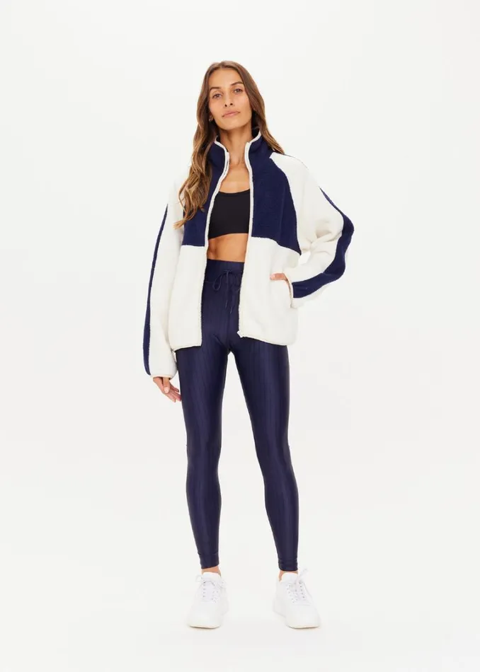 The Upside HARLOW ZIP THROUGH Creme Shop Jackets and Coats