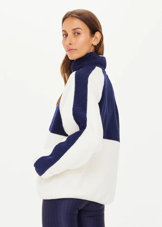 The Upside HARLOW ZIP THROUGH Creme Shop Jackets and Coats