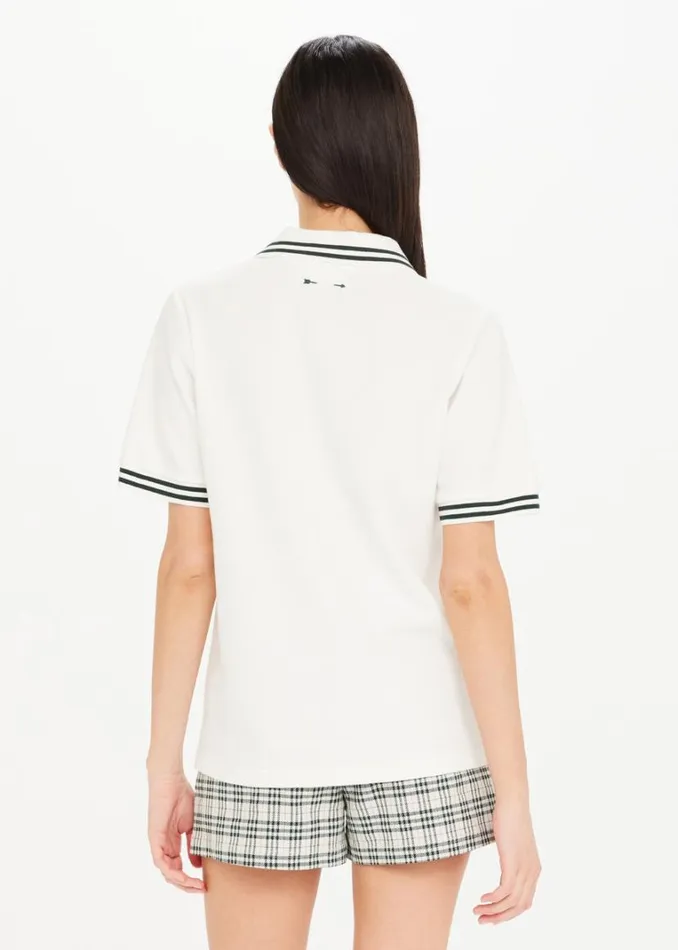 The Upside HILL POLO White Shop Shirts and Tanks The Upside HILL POLO White Shop Shirts and Tanks